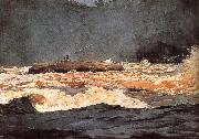 Winslow Homer River fishing oil